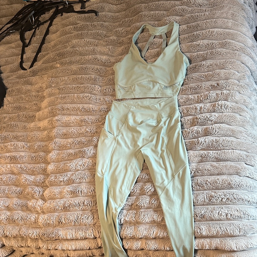 Women's Light Green Jumpsuit